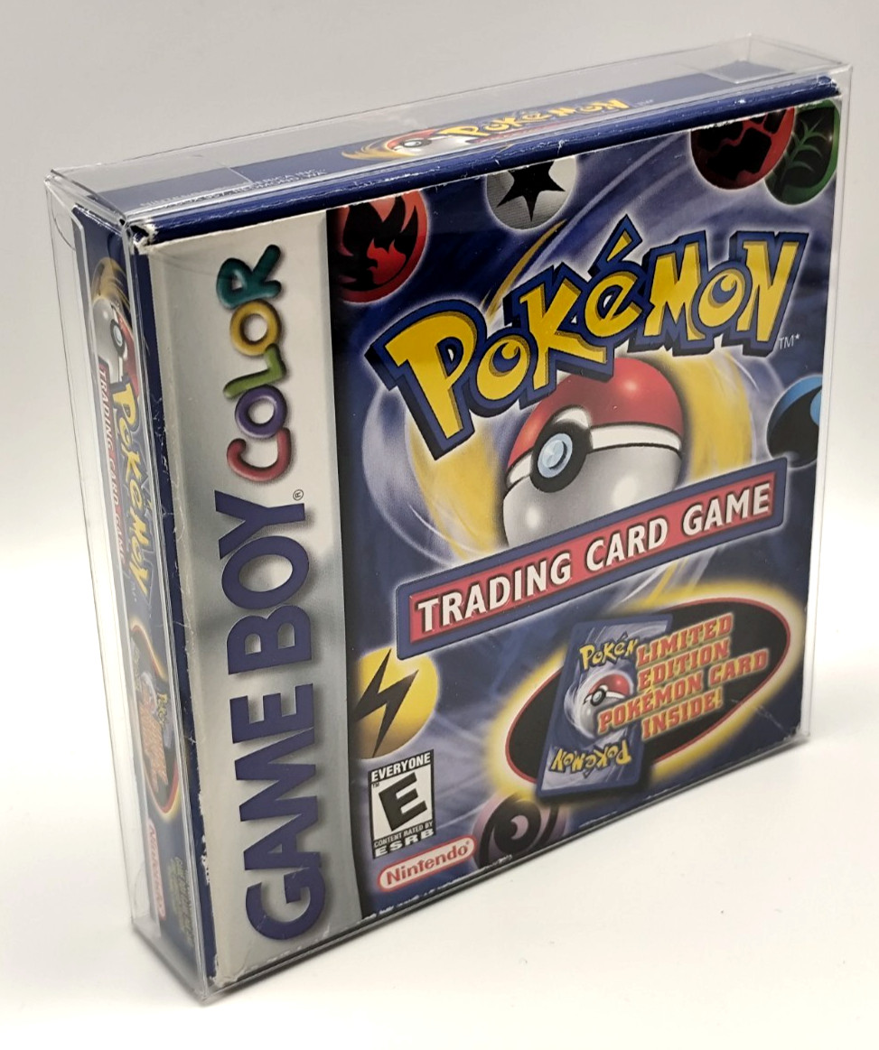 Pokemon Trading Card Game (Game Boy Color GCB, 2000) COMPLETE CIB Authentic Dry