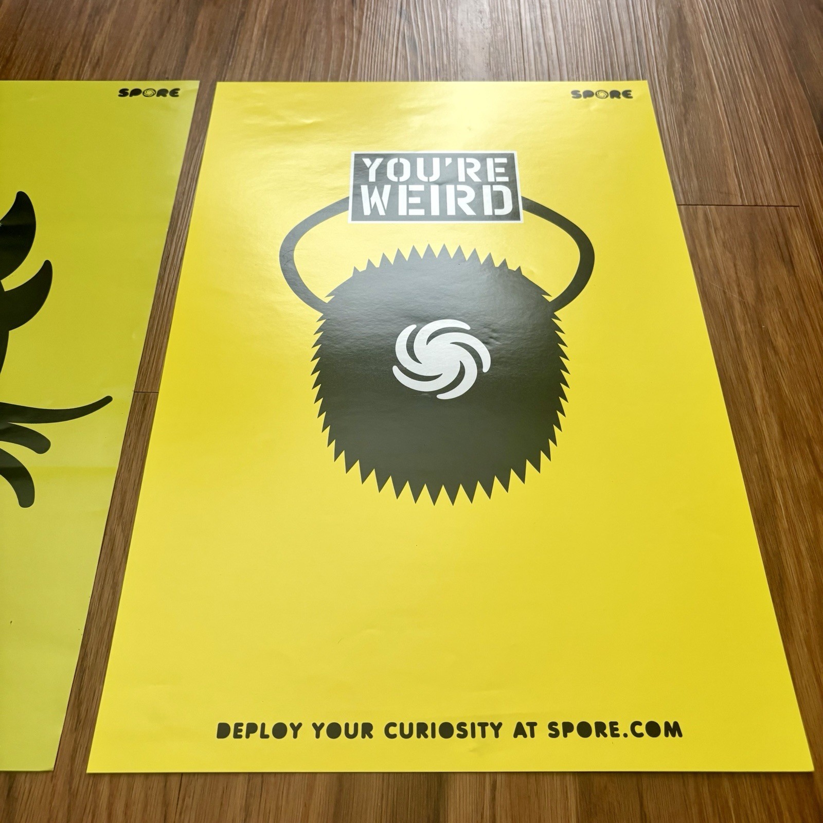 Spore 2008 Video Game Promo Posters 16.5×11 Maxis Electronic Arts Steam PC Rare!