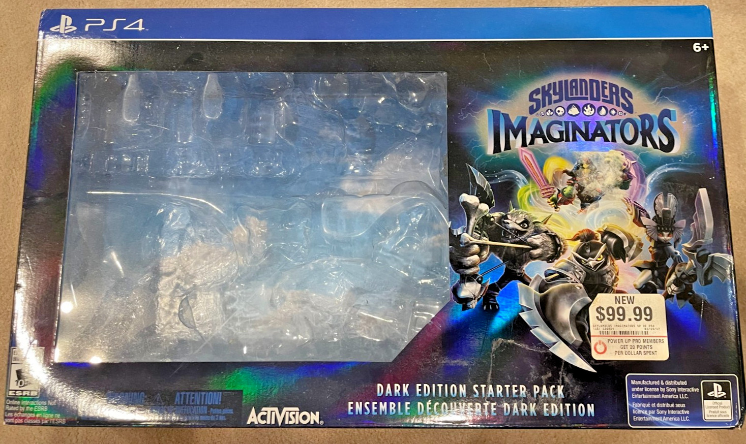Skylanders Dark Edition PS4 Super Chargers Starter Pack, NO GAME