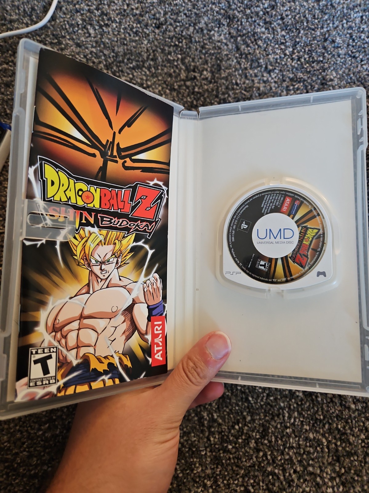 Dragon Ball Z: Shin Budokai PSP PlayStation Portable Complete CIB Black Label