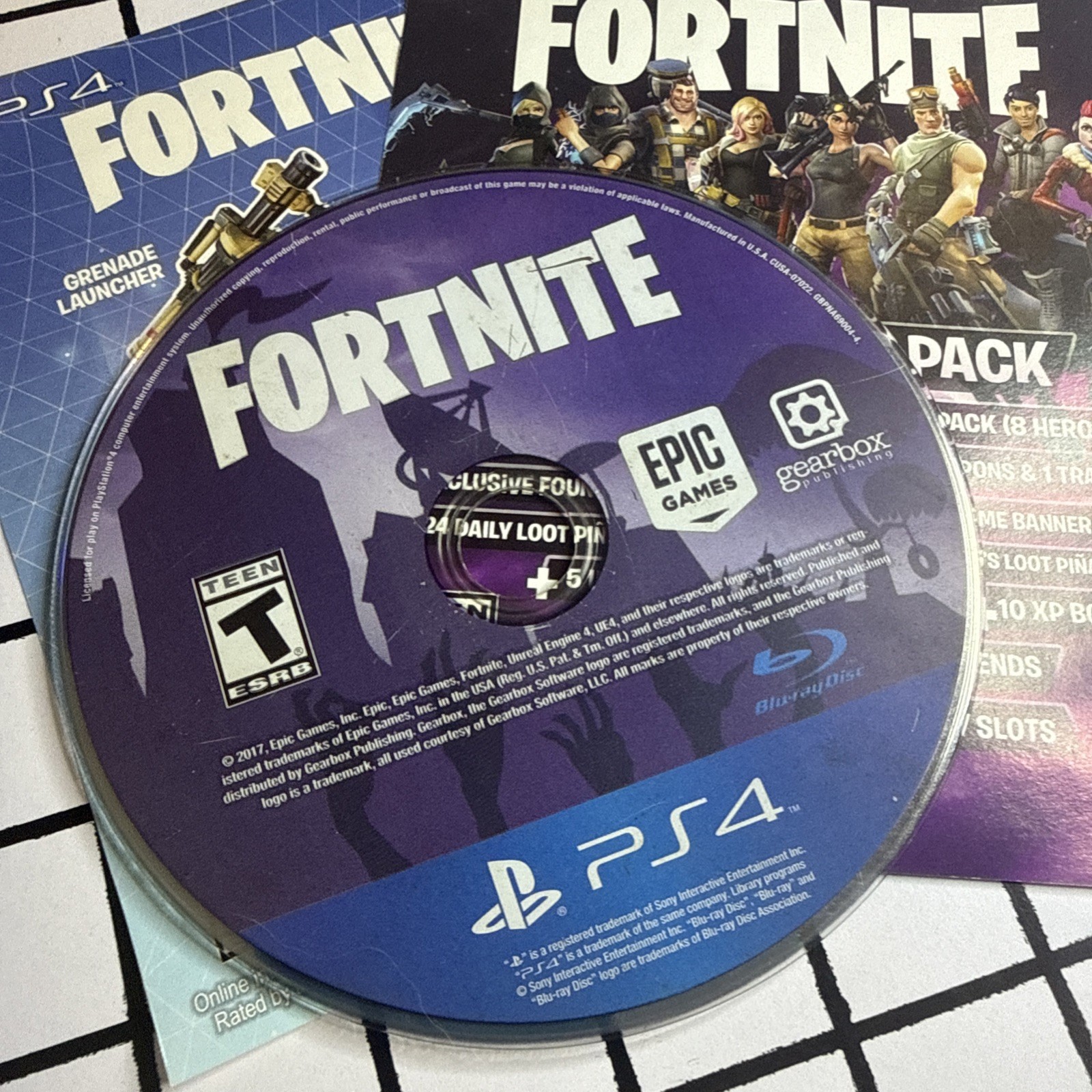 Fortnite Original Physical Playstation 4 PS4 w/ Valid Access Codes No Returns