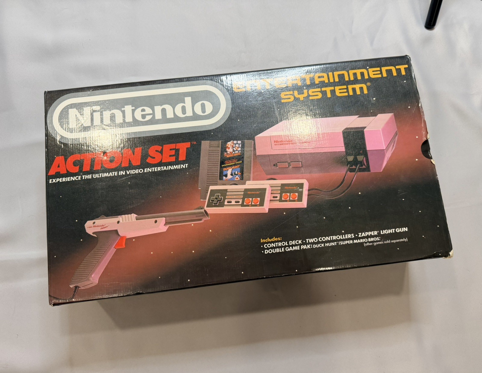 NES Nintendo Entertainment System Action Set – In Original Box Mario Duck Hunt