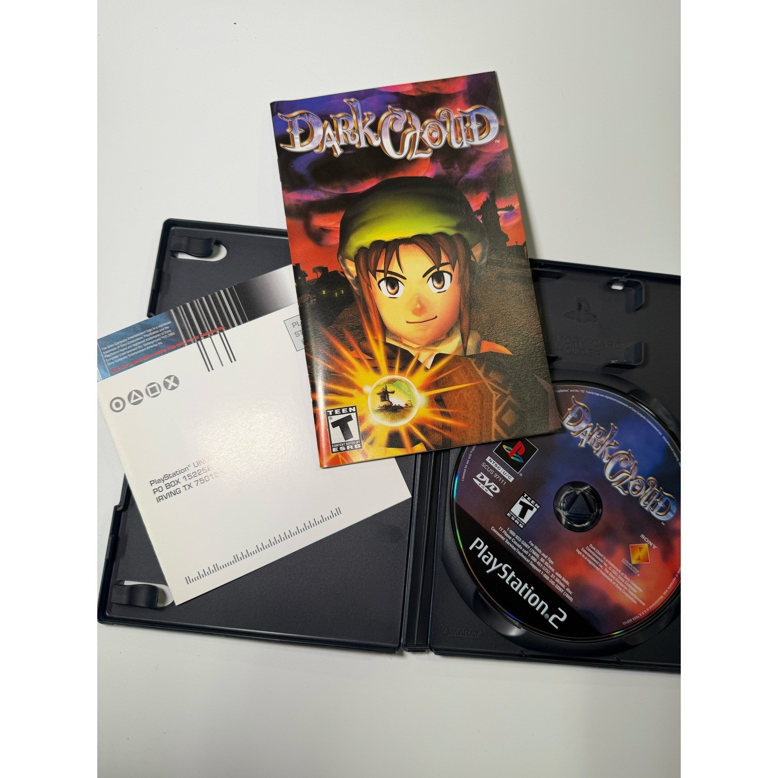 Dark Cloud Sony PlayStation 2 PS2 Black Label Complete CIB RPG Action Adventure