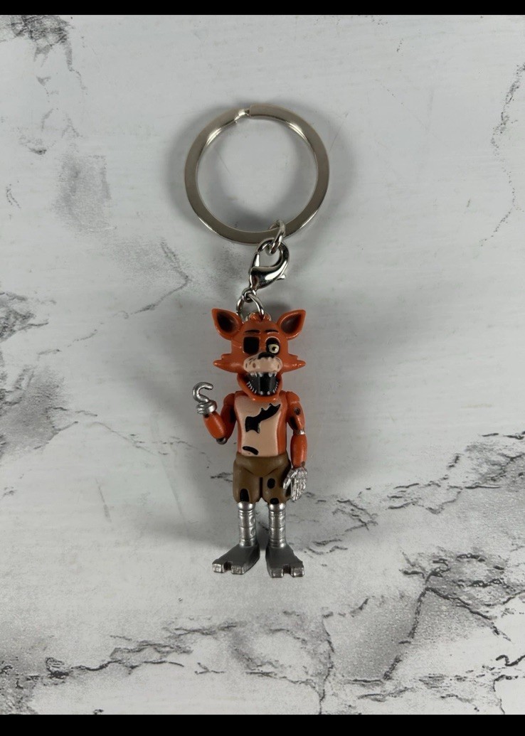 FNAF Five Nights at Freddy’s Backpack Clip Keychain Figure Collectible Lot Of 8