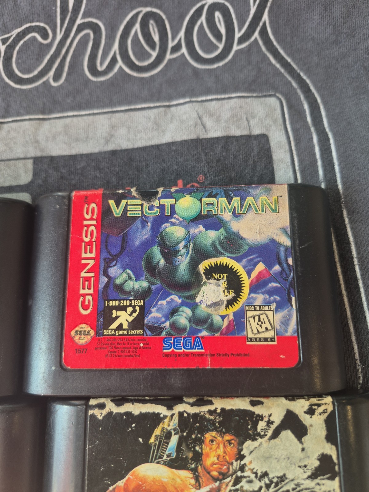 Sega Genesis Game Lot of 6 – Aladdin, Toy Story, 2, Fun & games, Rambo 3 + More