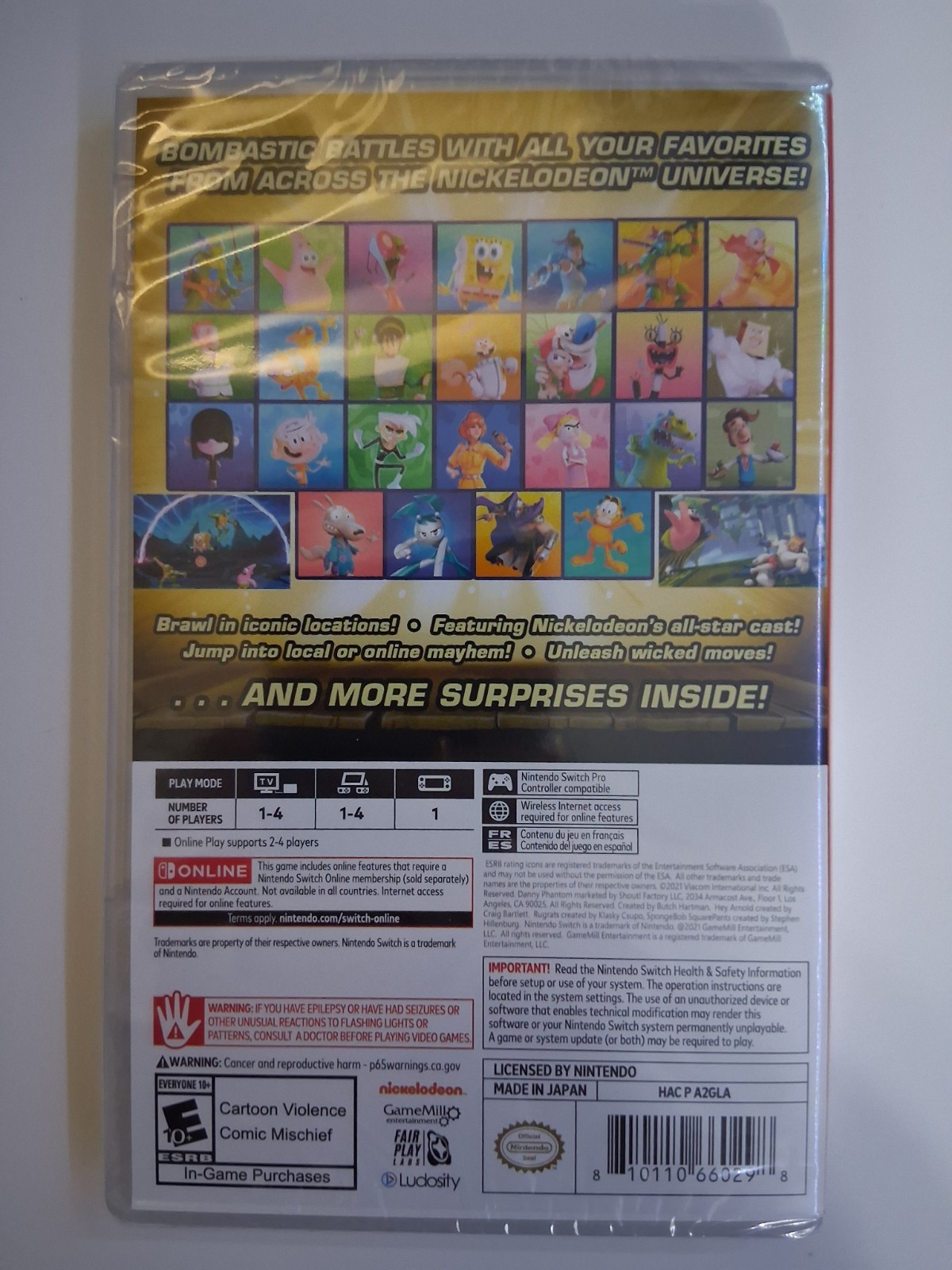 Nickelodeon All Star Brawl Ultimate Edition Nintendo Switch NEW Sealed Game USA
