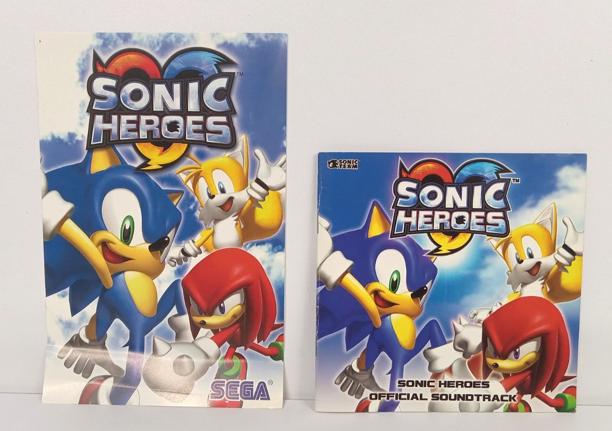 Sega Sonic Heroes (PC Game, 2004) – CIB Complete, Rare Big Box! – Free Ship!