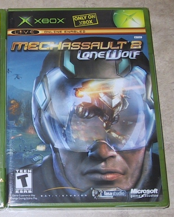 MechAssault 2 Lone Wolf NEW factory sealed XBOX black label USA version