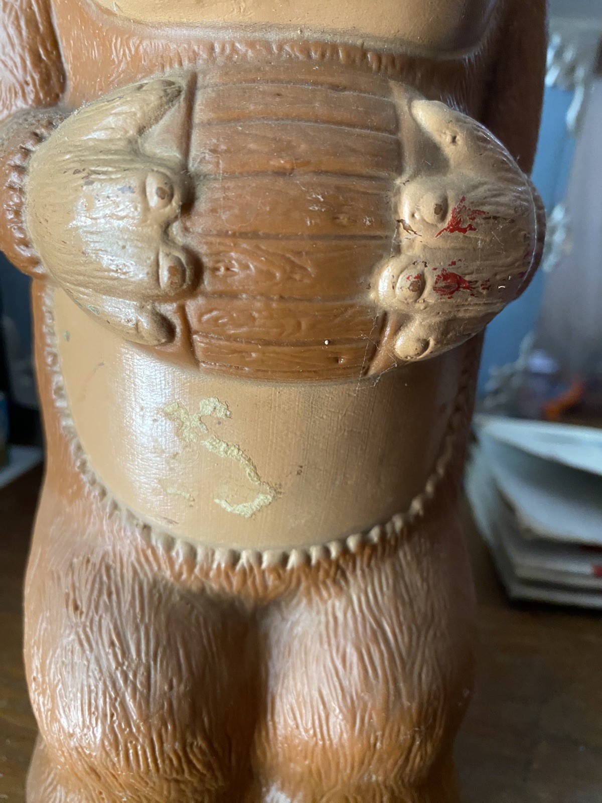 Vintage 1981 Donkey Kong Coin Bank Nintendo Plastic 10.5” J. Renzi #30 Blowmold