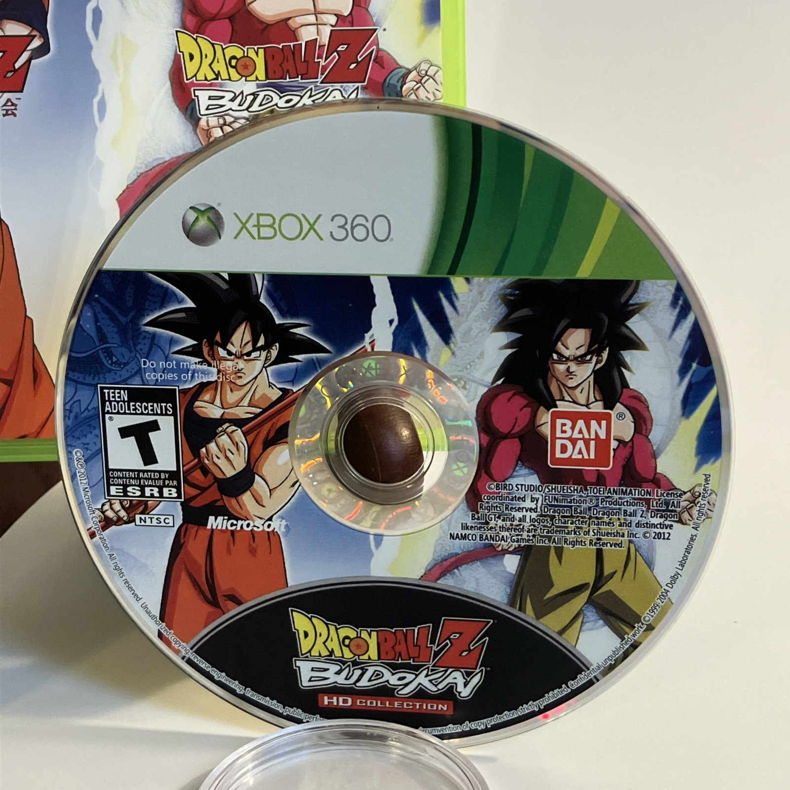 Dragon Ball Z: Budokai HD Collection (Xbox 360,2012) CIB w/ Manual Bandai Tested