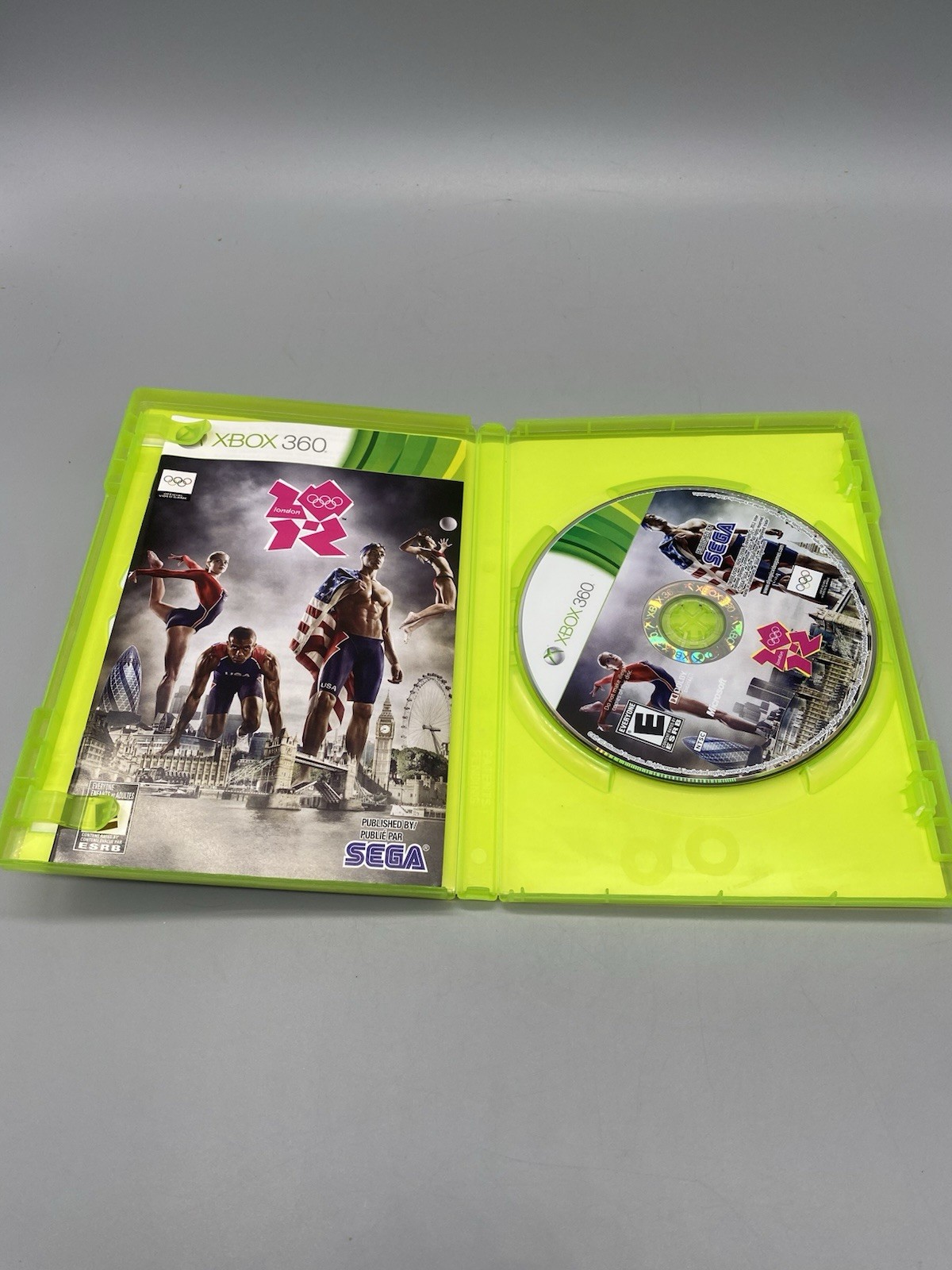 London 2012 Olympics (Microsoft Xbox 360) Case & Manual CIB Complete