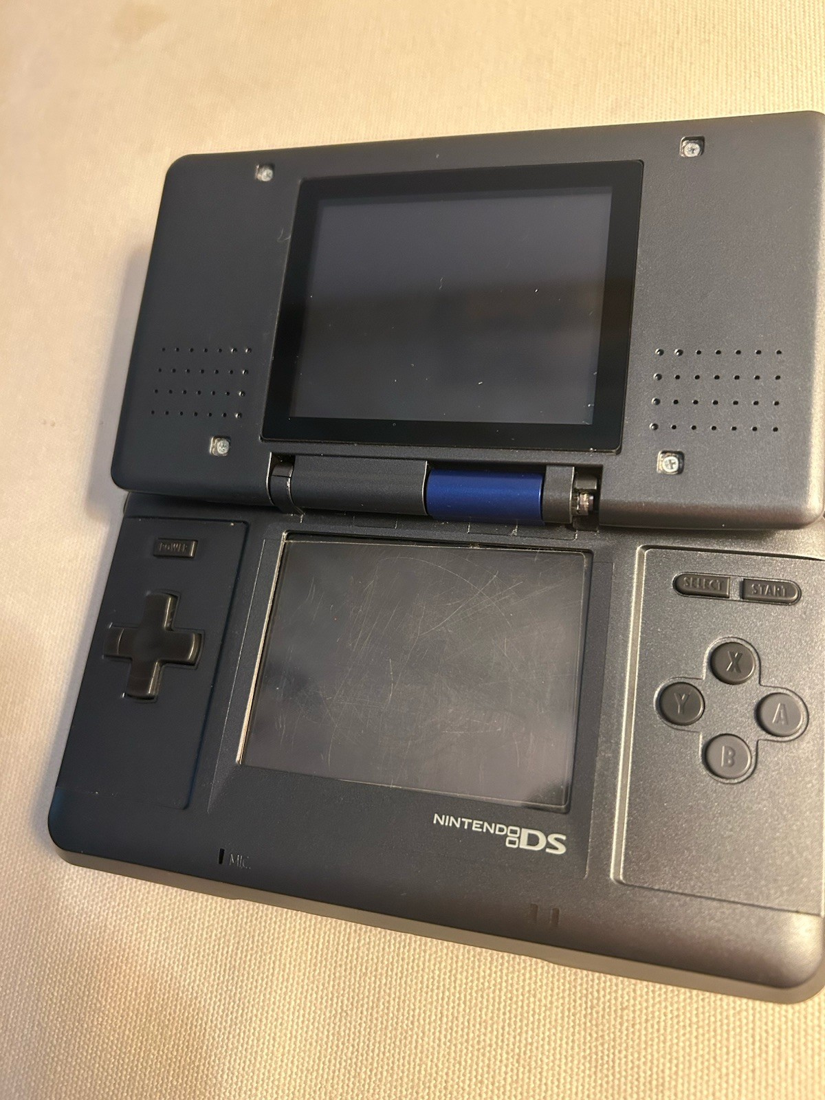 Nintendo DS Original Model NTR-001 Gray Console Only w/power cord (READ DESC.)