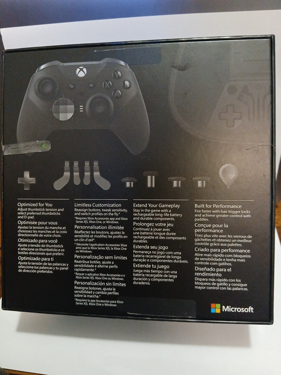 Microsoft Xbox Elite Series 2 Wireless Controller Carbon Black For Xbox/PC