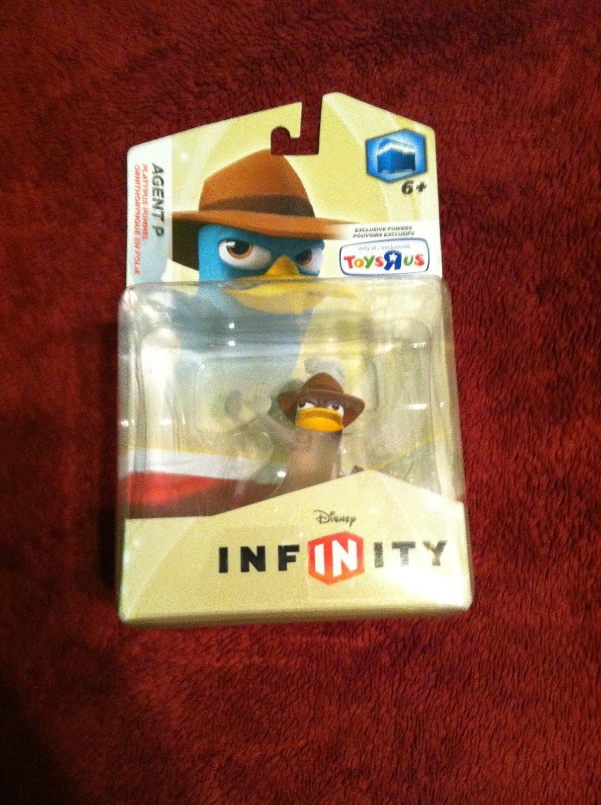 DISNEY INFINITY AGENT P CLEAR PHINEAS & FERB GAME FIGURE NEW TOYSRUS EXCLUSIVE