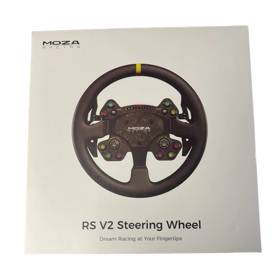 Moza Racing RS25 RS V2 Steering Wheel – SHIPS NOW from USA! 🇺🇸
