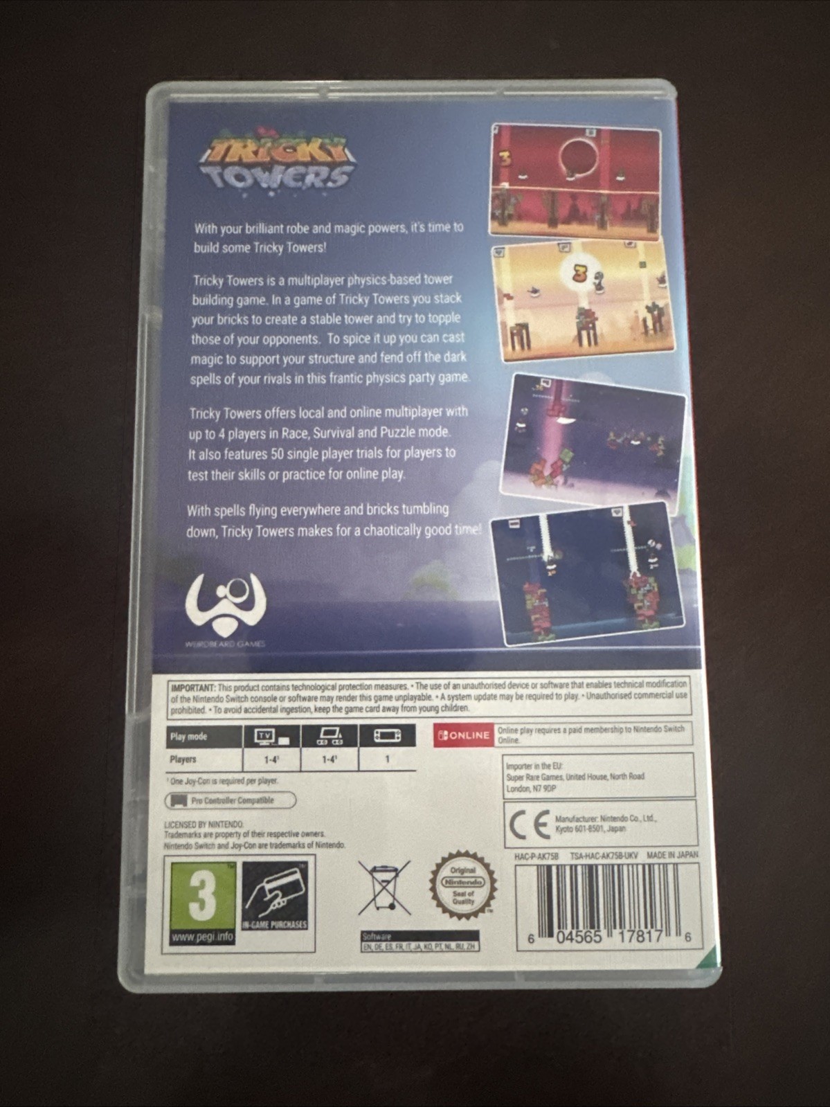 Tricky Towers, Nintendo Switch – –