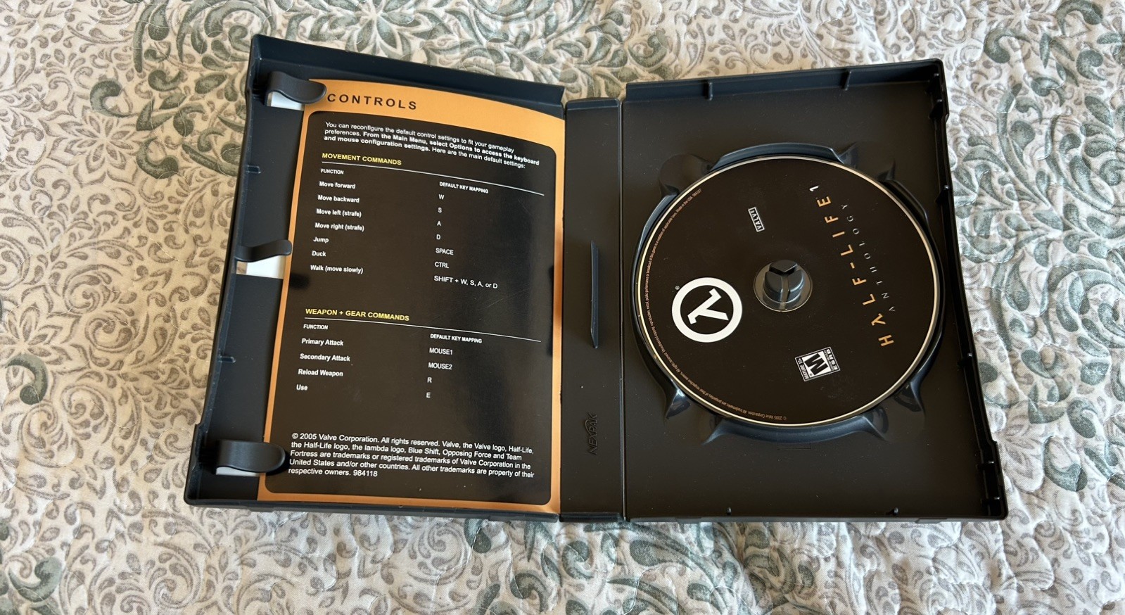 Half-Life 1 – Anthology (PC, 2005) + Quick Reference Card and Key