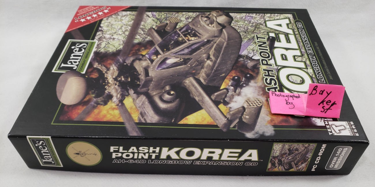 Jane’s Combat Flash Point Korea PC Big Box Complete FlashPoint Expansion