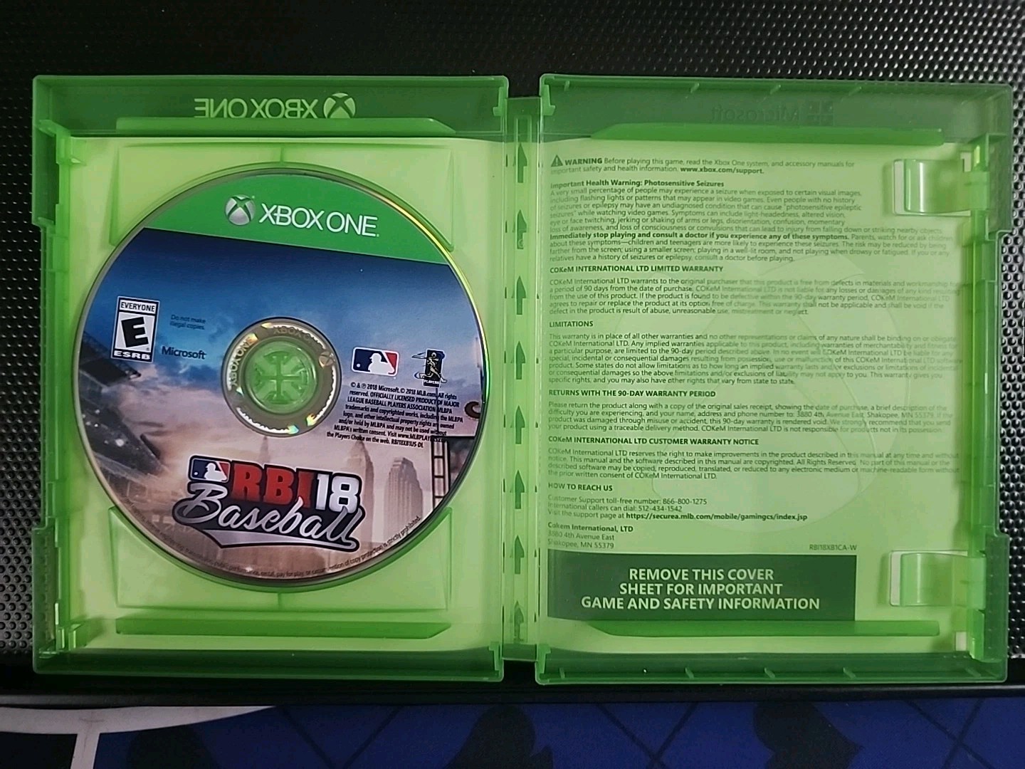 R.B.I. Baseball 18 (Microsoft Xbox One, 2018) Fully Tested