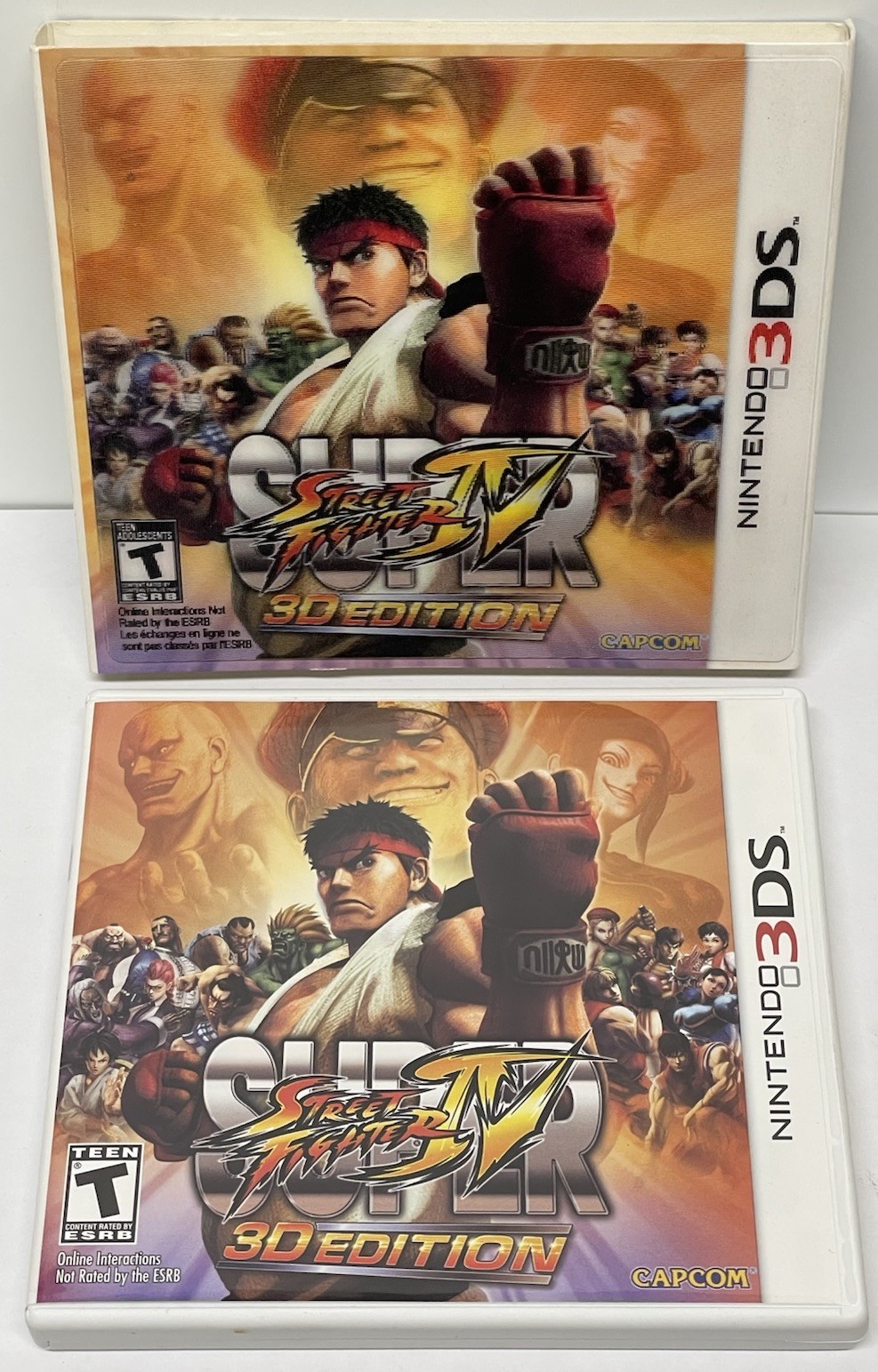Nintendo 3DS Super Street Fighter 4 IV 3D Edition (CIB & Tested) w/Slip Cover