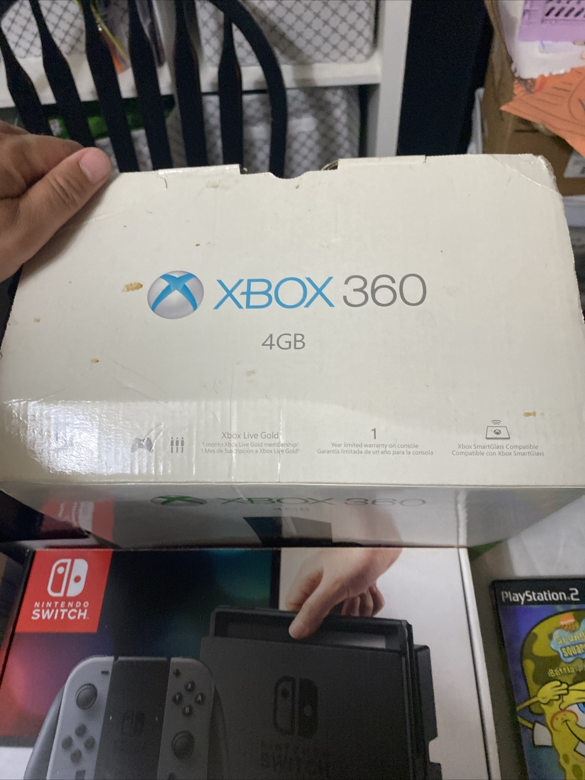 Console Box Video Game Box And Manual Lot Only No Games Or Systems