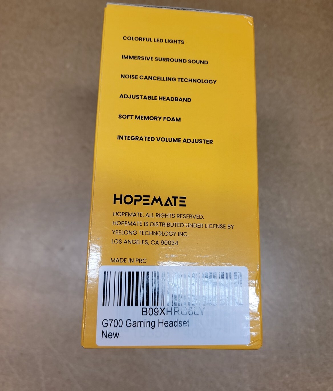 Hopemate Gaming LED Headphones Noise Canceling Wired light up Free Shipping