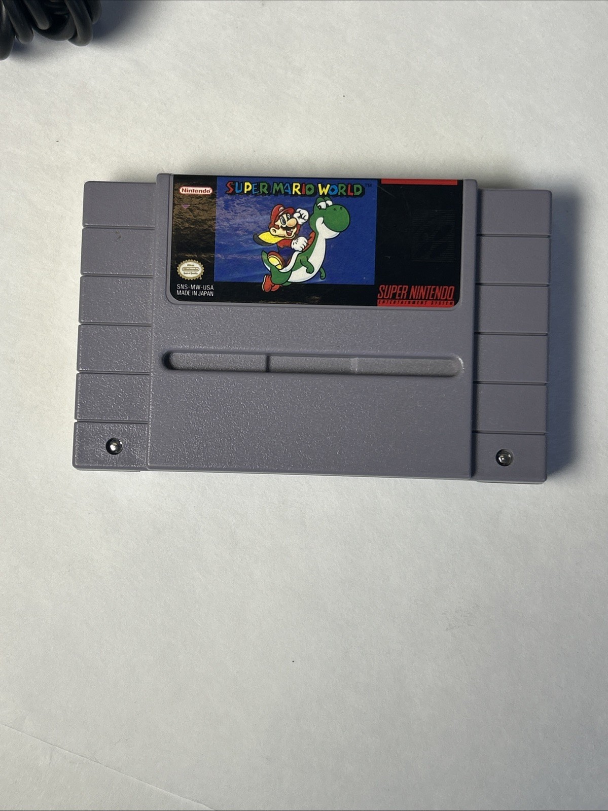 Super Nintendo Entertainment System SNES SNS-001 Console W Mario World All OEM