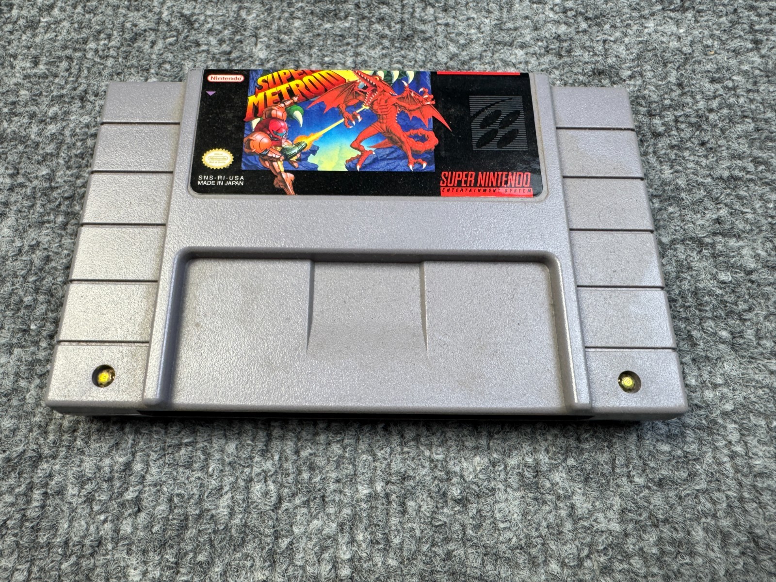 Super Metroid Super Nintendo SNES Complete In Box CIB w/ Manuals, Inserts, Box