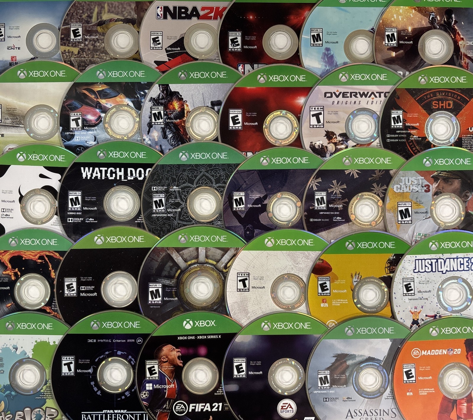 Mystery Mixed Lot of 15 Microsoft Xbox One Games Blind Pack – Great Gift!