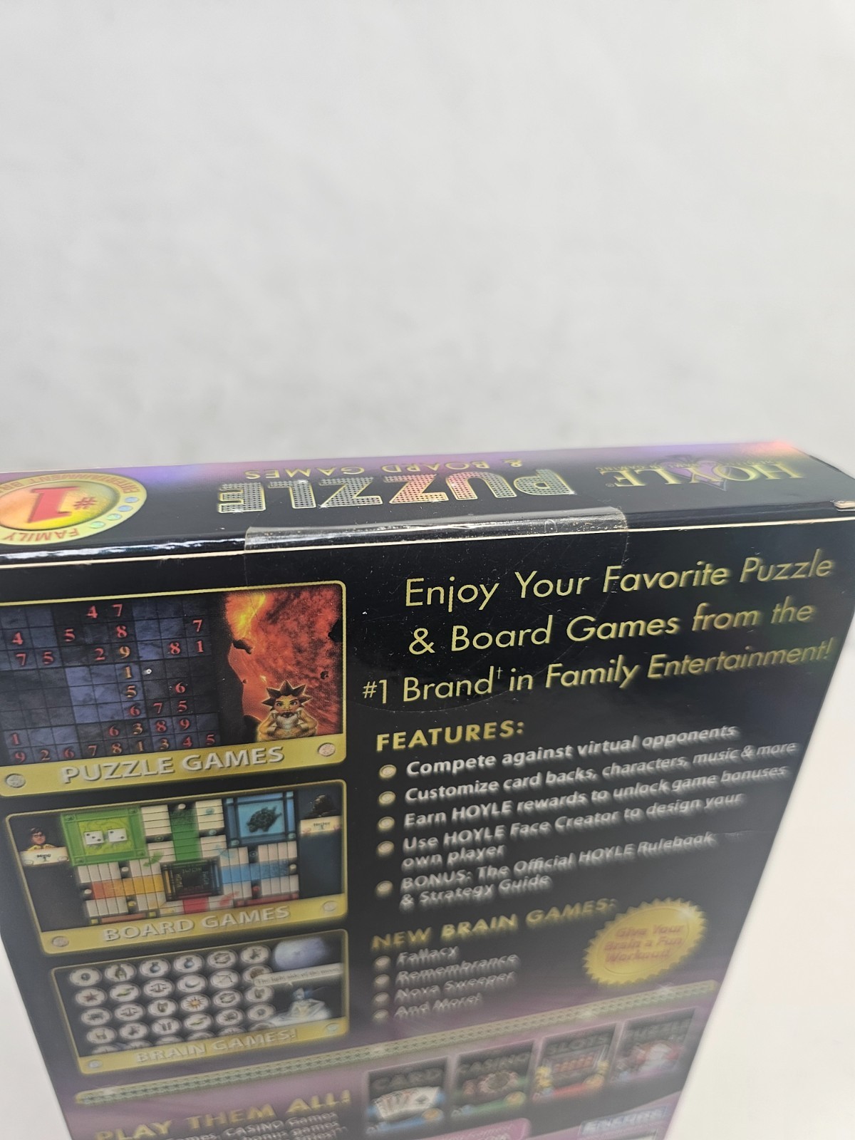 2010 Hoyle Puzzle & Board Games DVD-ROM PC & MAC Games Factory Sealed