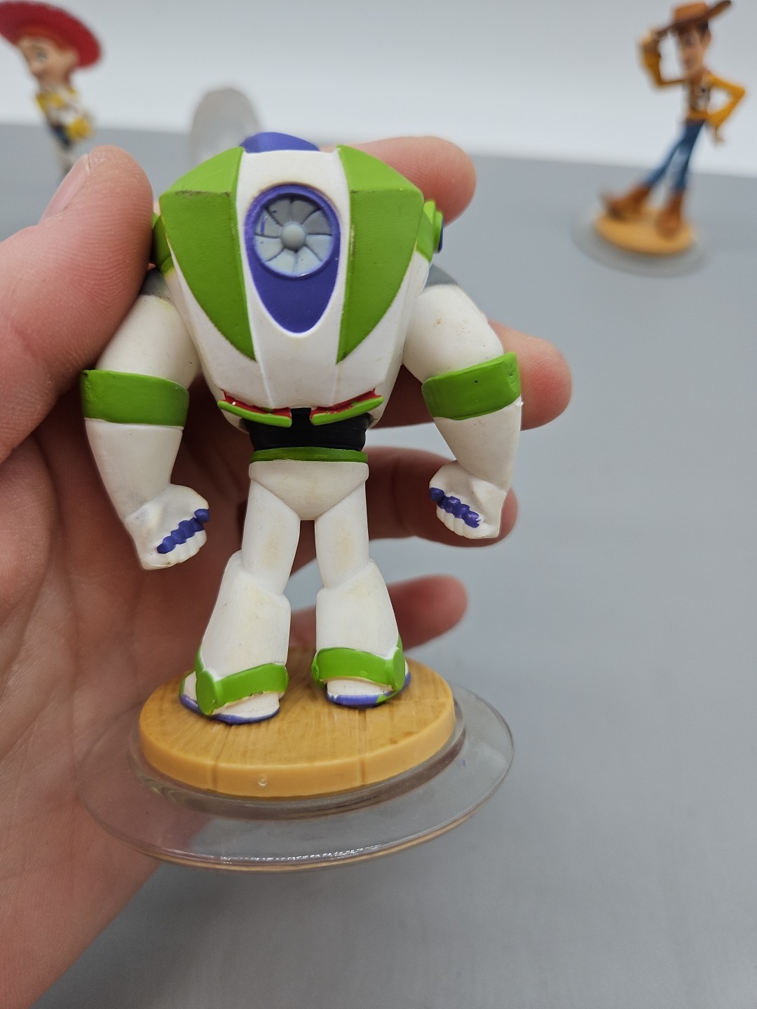 Disney Infinity Toy Story, Woody, Jessie, Buzz Lightyear & Crystal, Lot Of 4