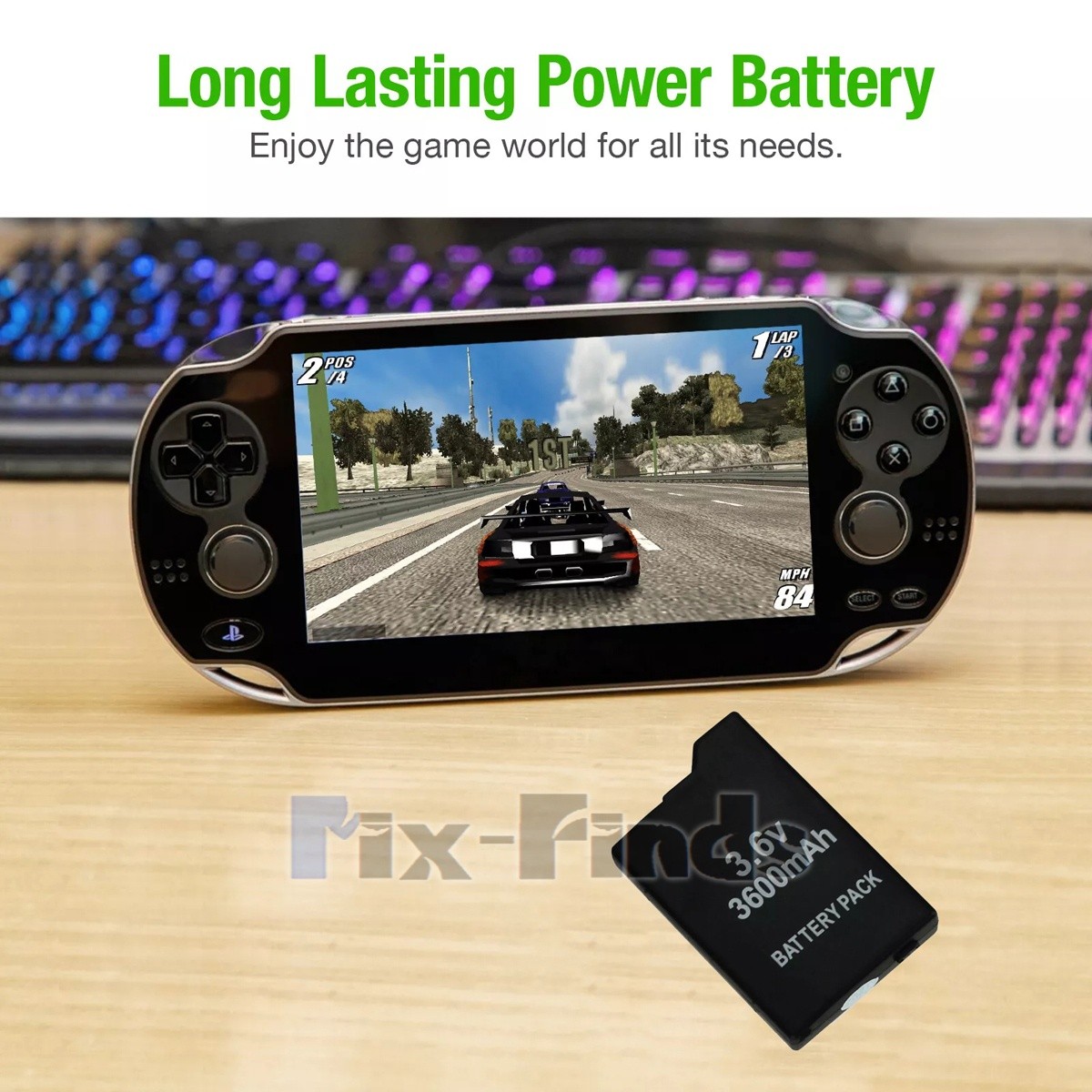 LOT Rechargeable Battery For Sony PSP 2000 2001 PSP 3000 3001 3600mAh 3.6V US