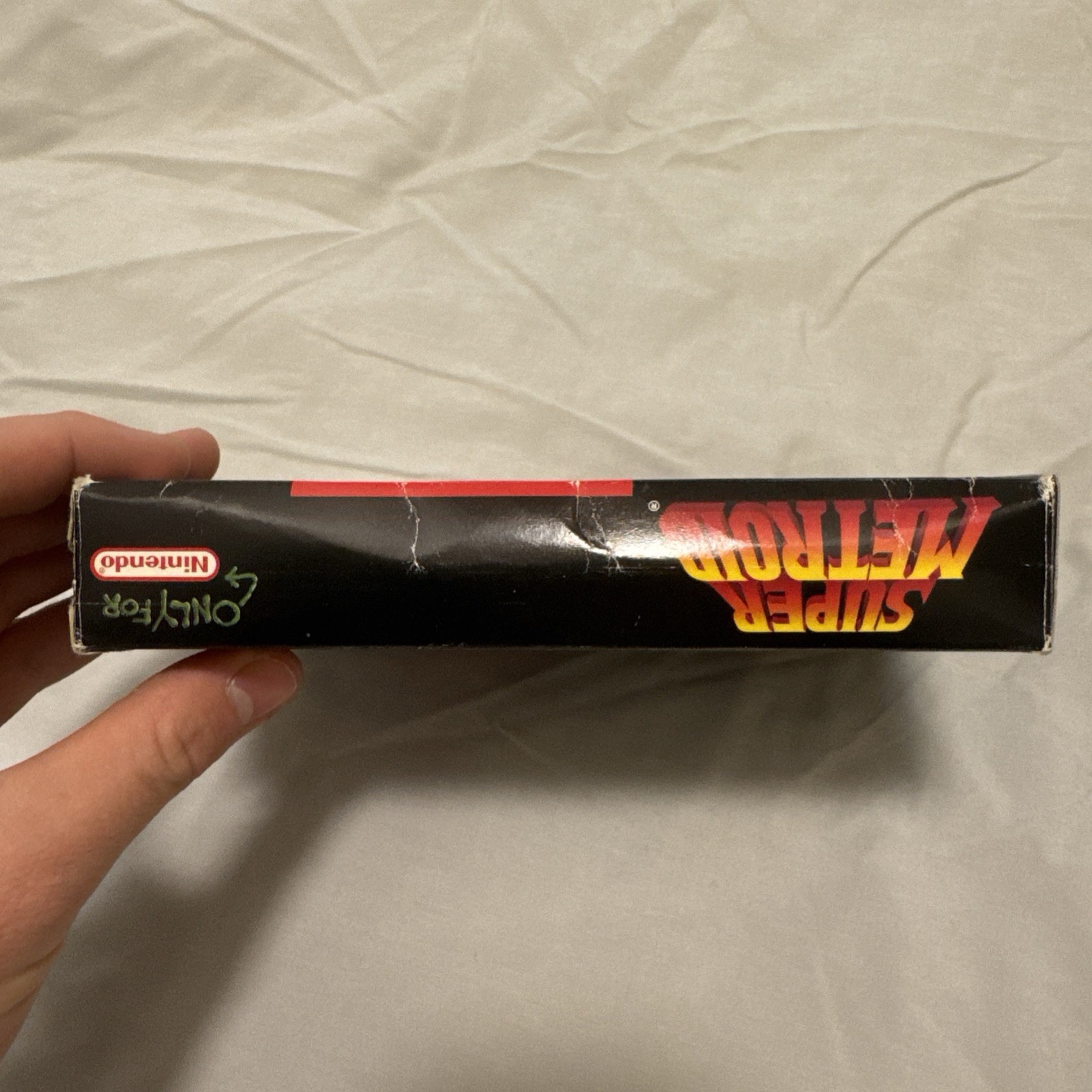 Super Metroid SNES – ORIGINAL BOX, Manual, & Inserts ONLY – NO GAME – Authentic