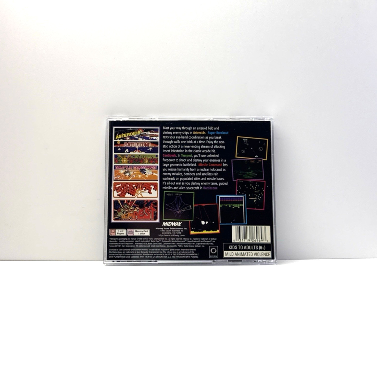 Midway Arcade’s Greatest Hits: Atari Collection 1 PlayStation 1 CIB Refurbished