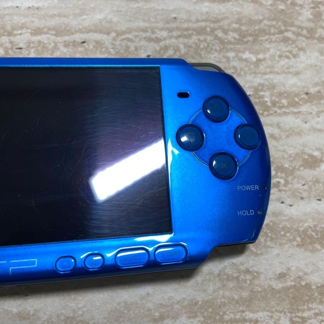 Sony PSP 3000 Vibrant Blue Console Complete Boxed Near Mint Tested 7126