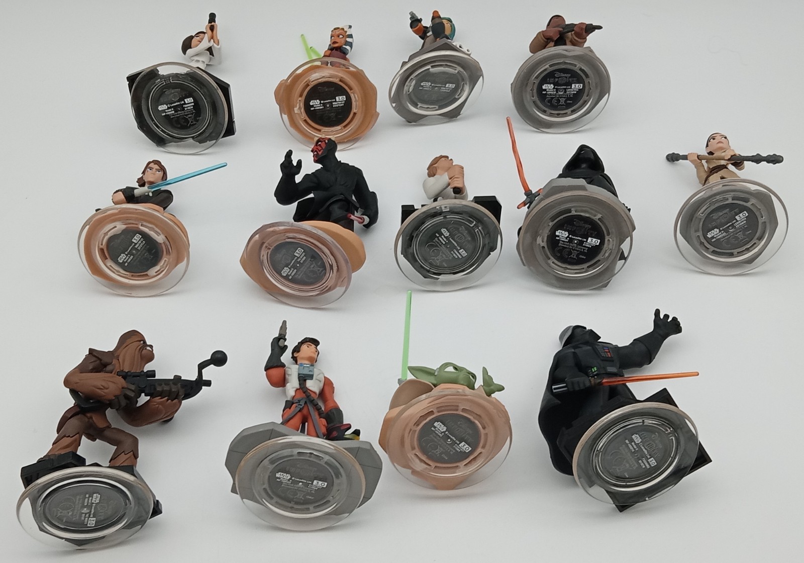 Disney Infinity 3.0: Star Wars Character Figures Lot of 13 Lightsaber missing