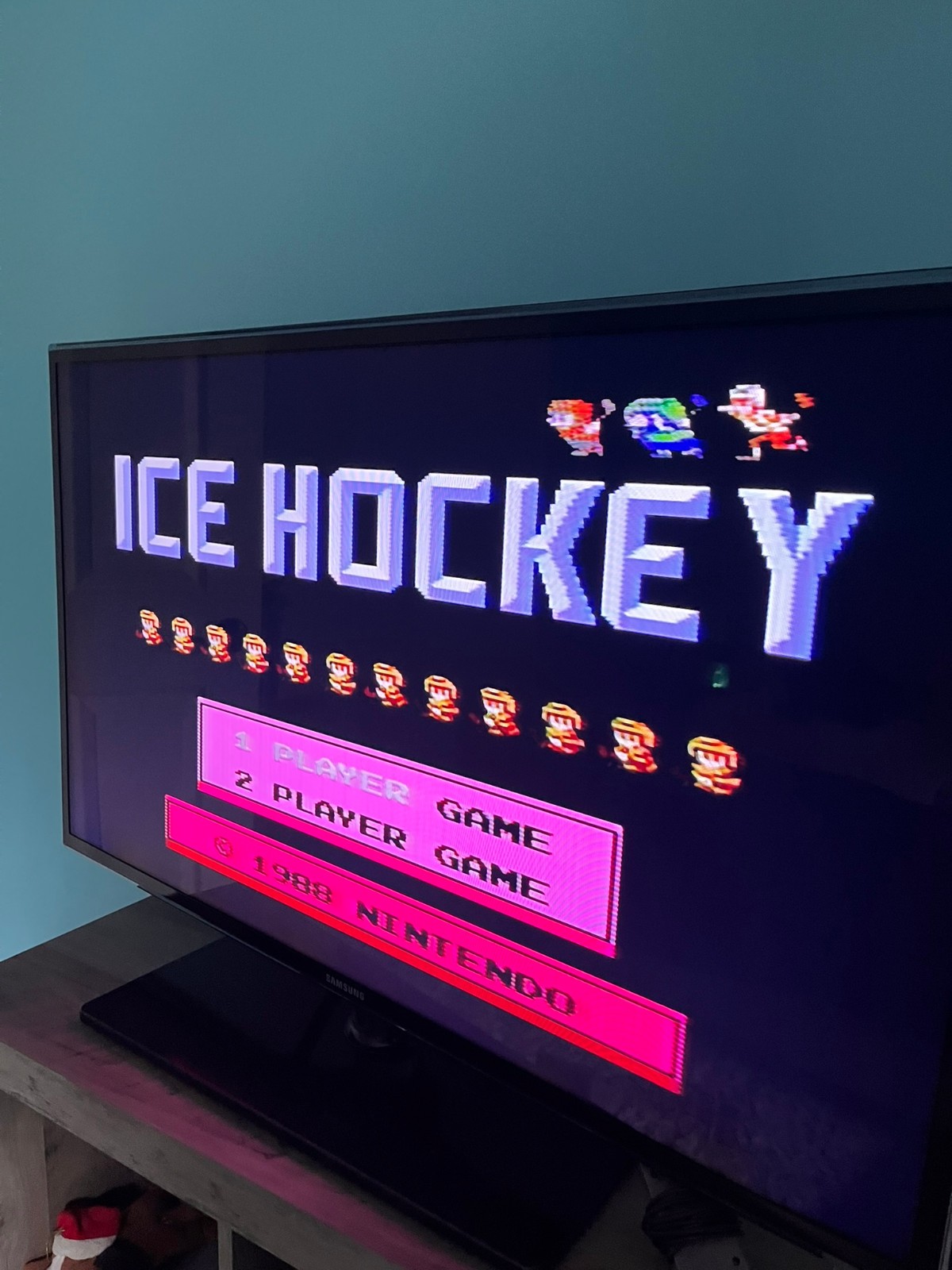 Ice Hockey – with Manual (Nintendo Entertainment System) Tested and Working!