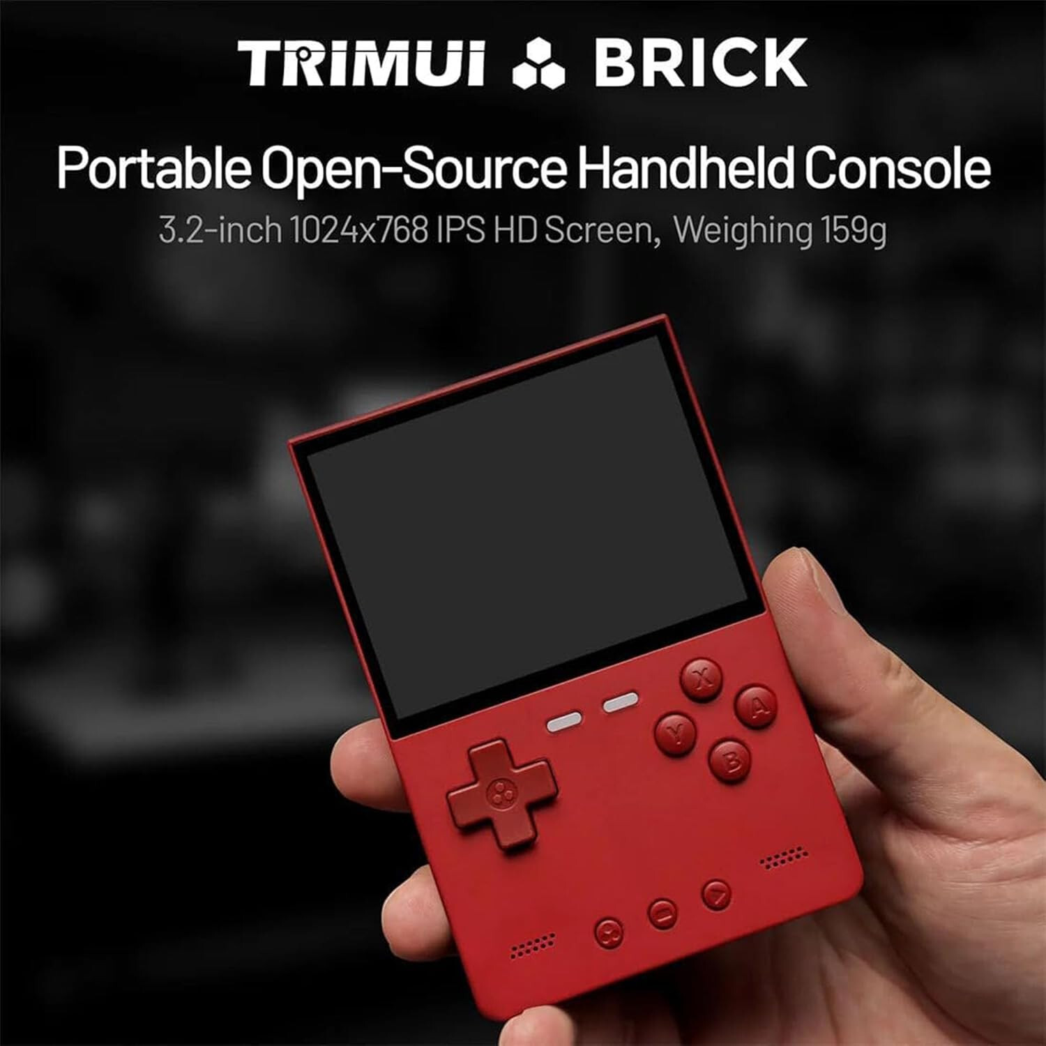 TRIMUI Brick Retro Handheld No SD Card RED