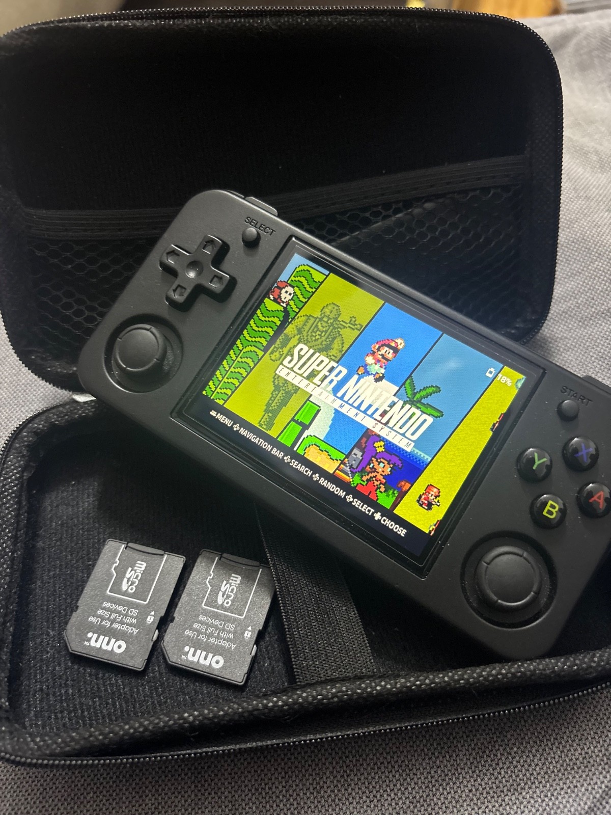 RG35XX H Anbernic Retro Handheld Game Console ROCKNIX 16G+128G BLACK