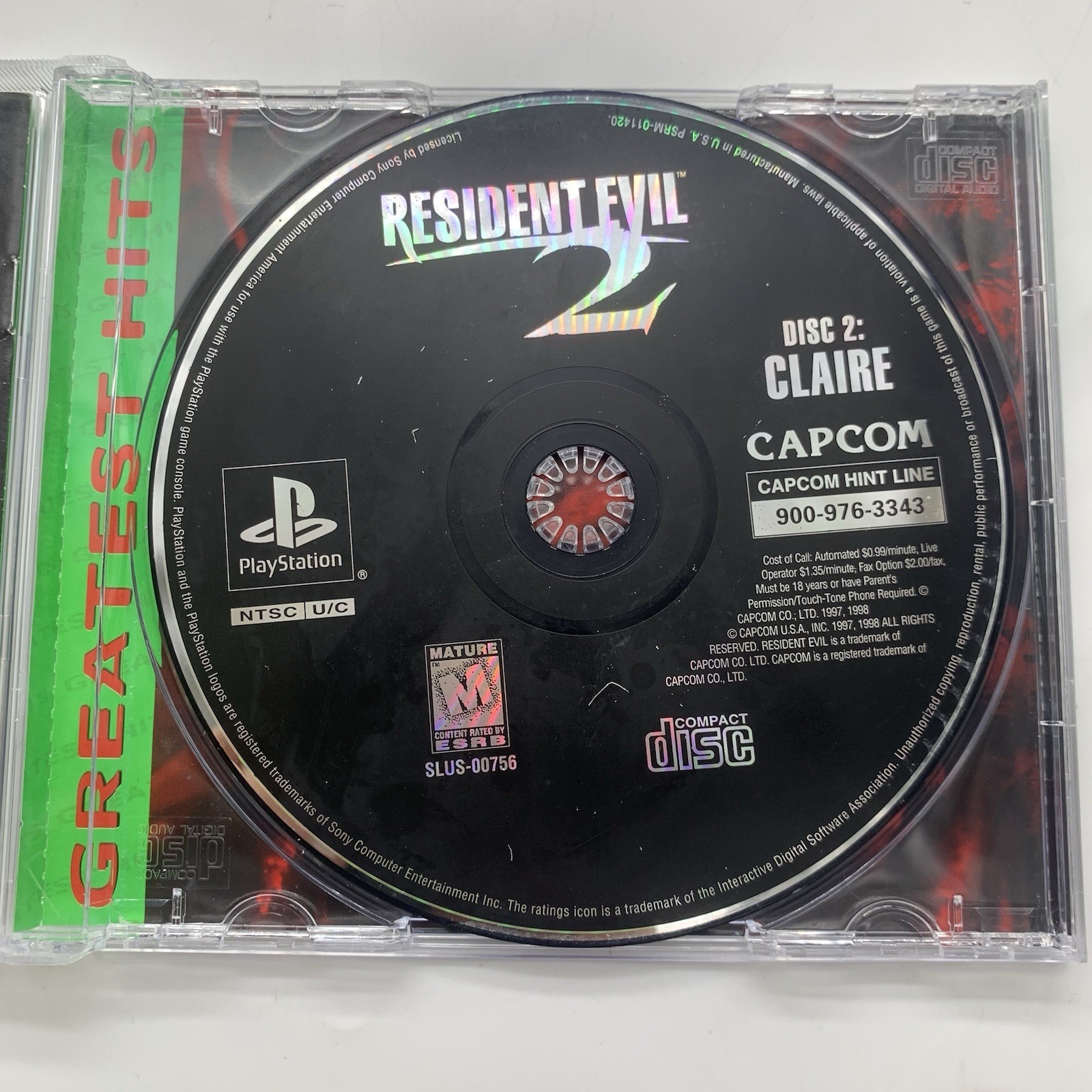 Resident Evil 2 – Sony PlayStation 1, 1998 | CIB | Tested | Resurfaced