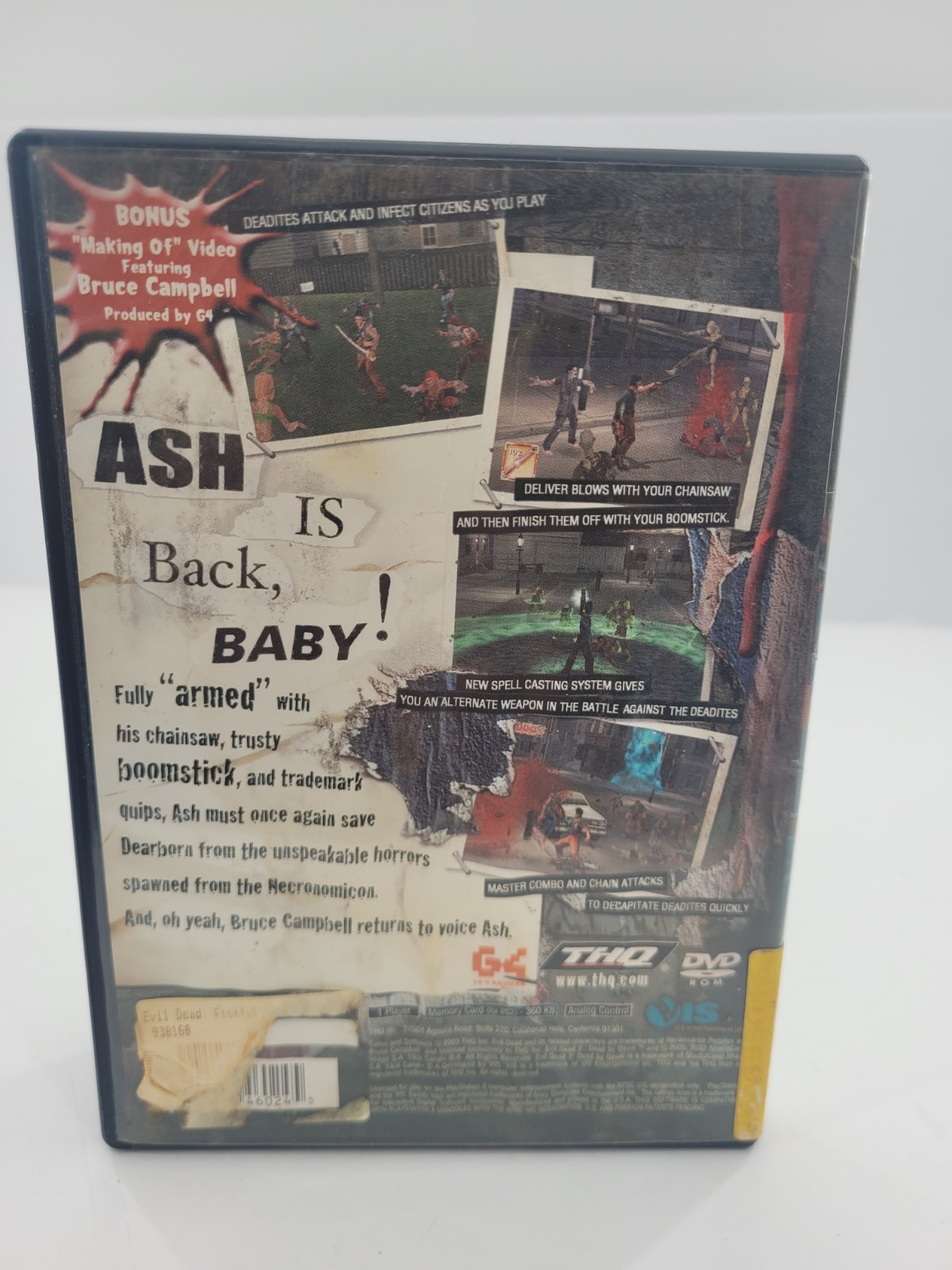 Evil Dead: A Fistful of Boomstick (Sony PlayStation 2, 2003) Blockbuster Rental