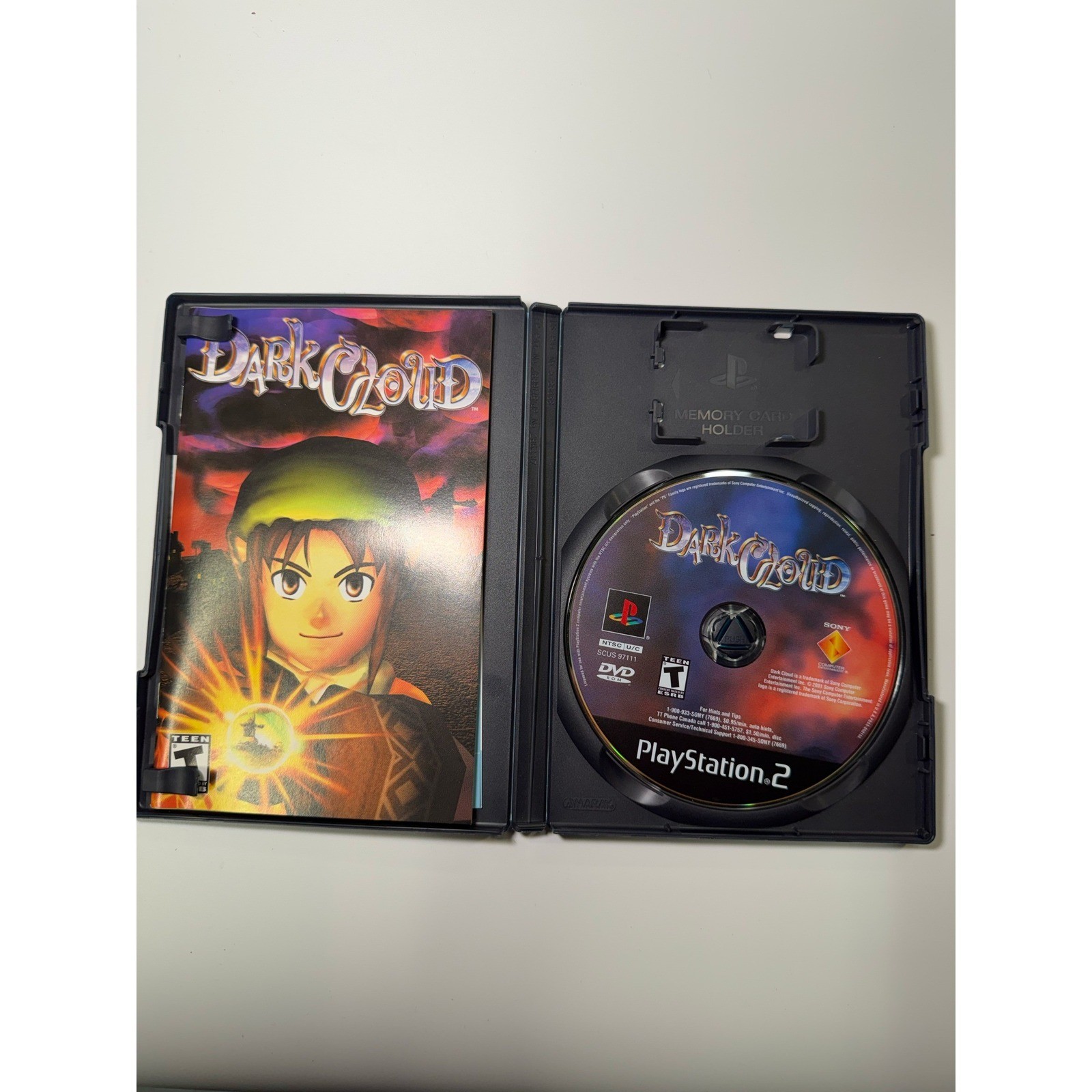 Dark Cloud Sony PlayStation 2 PS2 Black Label Complete CIB RPG Action Adventure