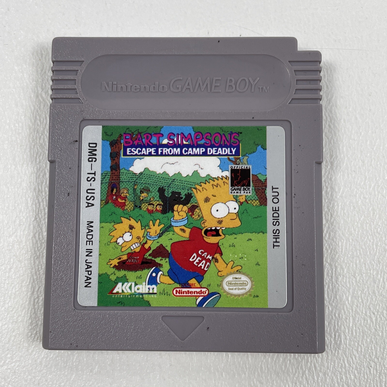 🔥Bart Simpson’s Escape From Camp Deadly (Nintendo Game Boy) Authentic TESTED🔥