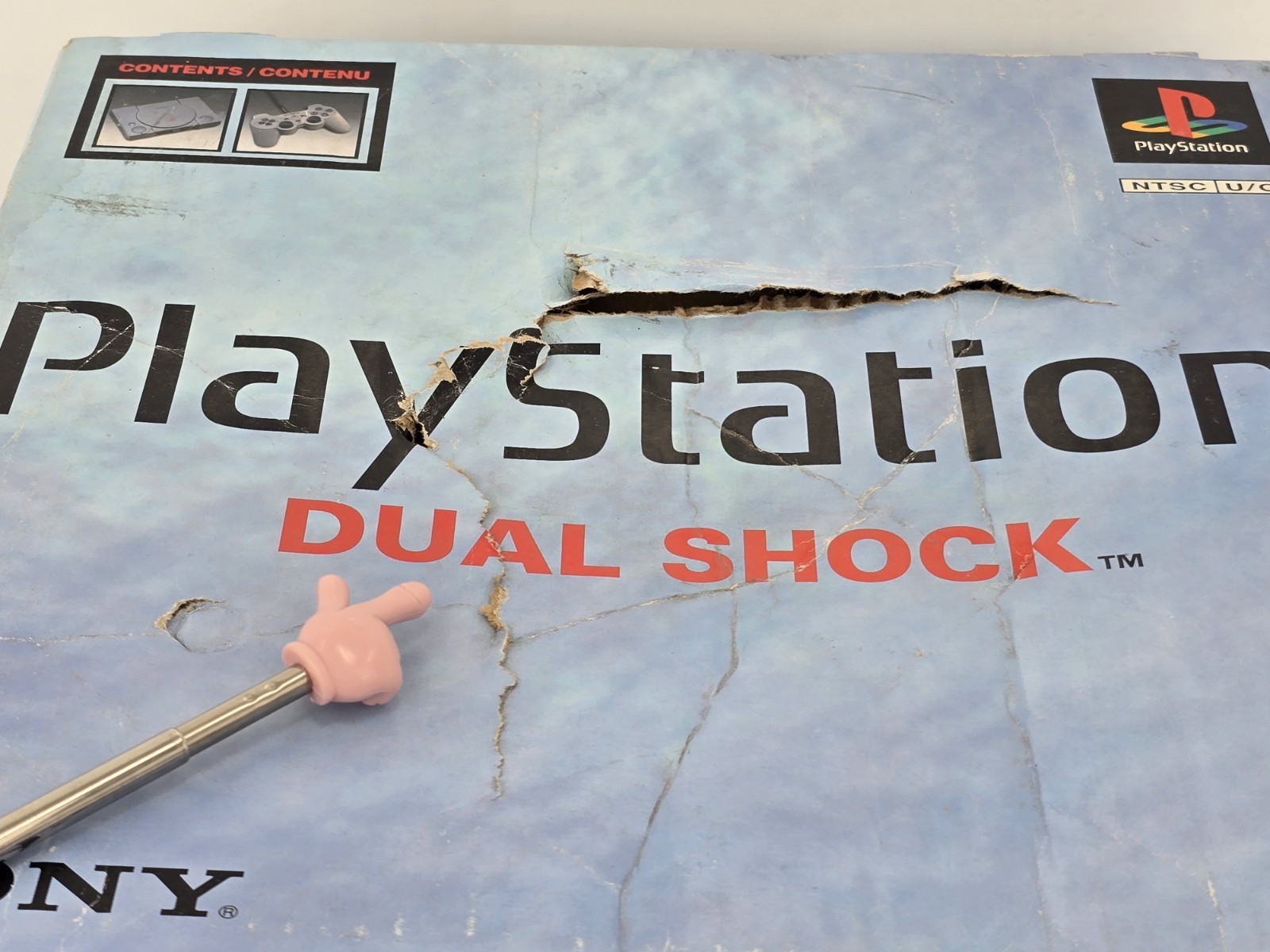 Factory SEALED Original PlayStation 1 PS1 Console Complete – (Damaged Box) PICS