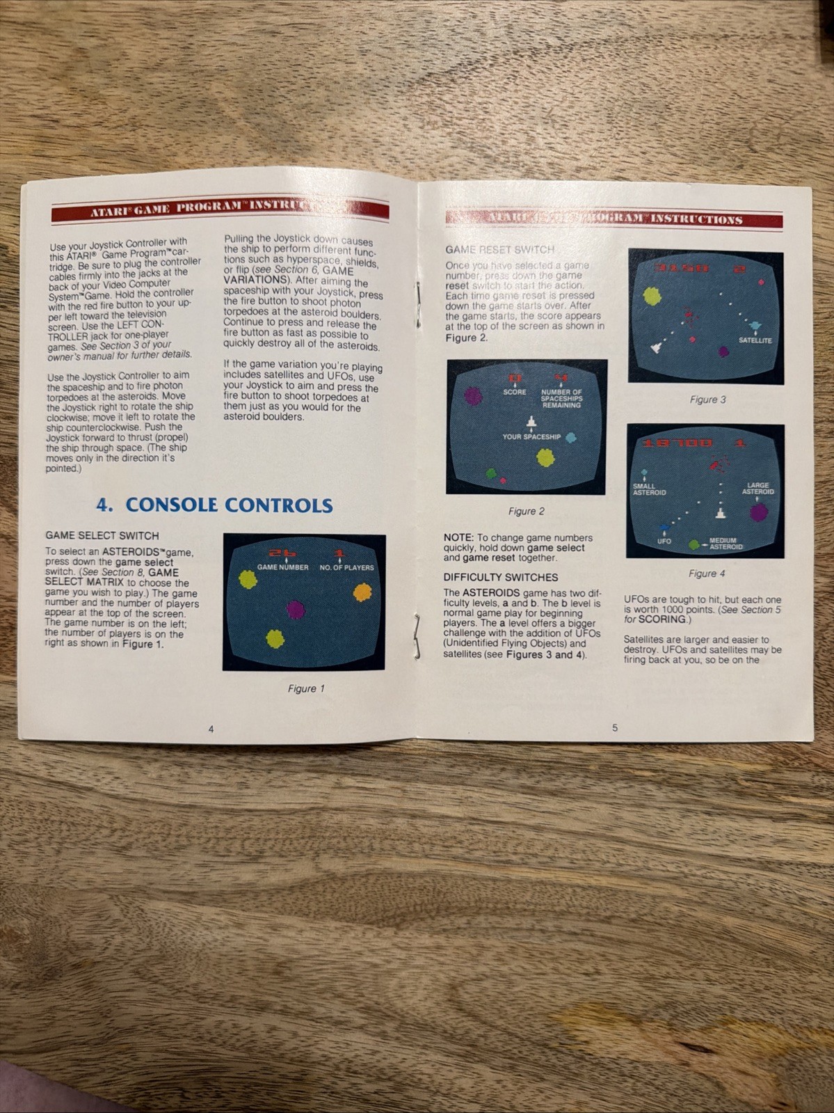 Atari Asteroids 1981 With Manual