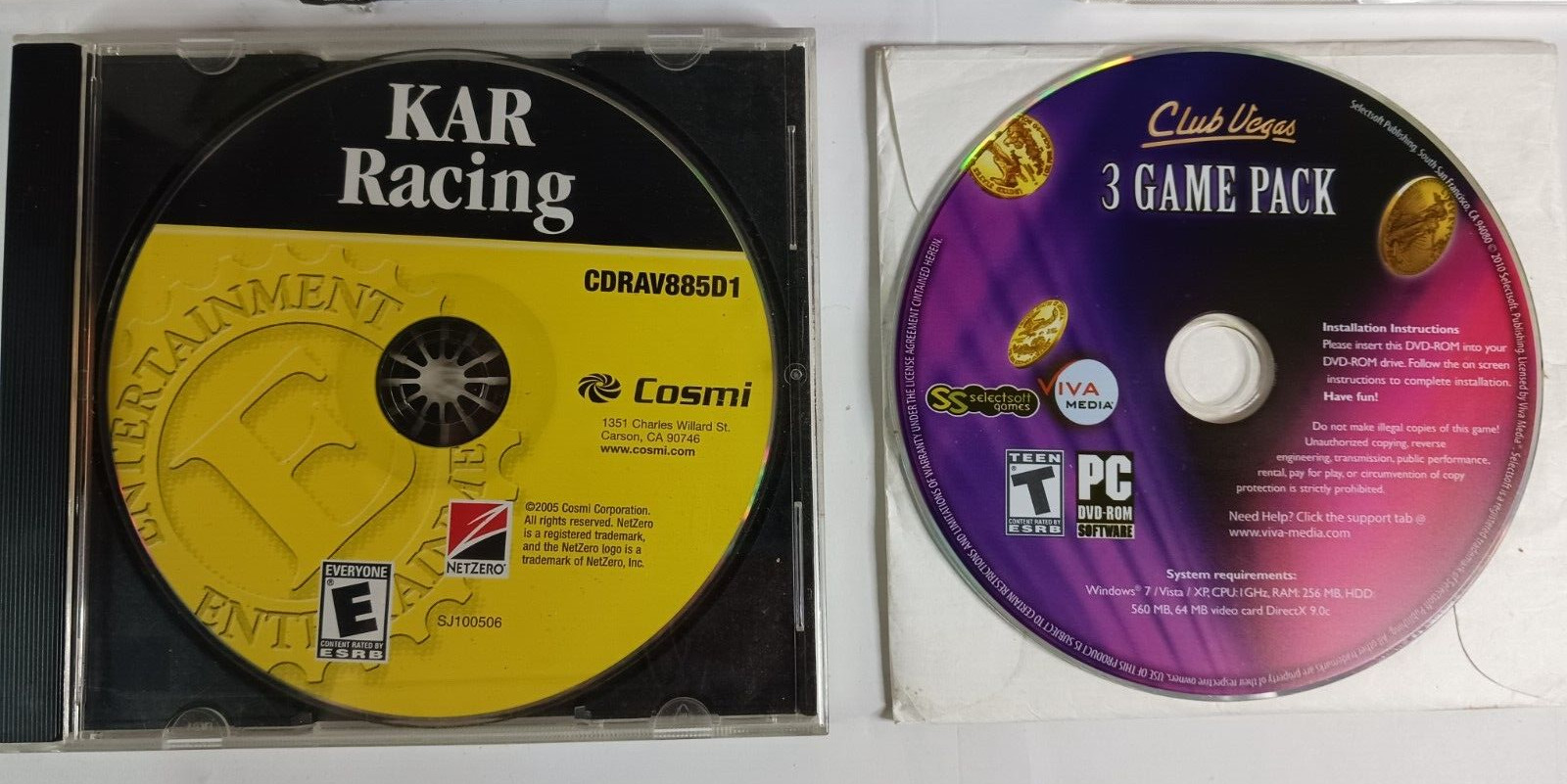 PC Games Lot Of 13 From The 2000s-10s Scrabble Plus Pacman Sniper 2 Wildstar F1