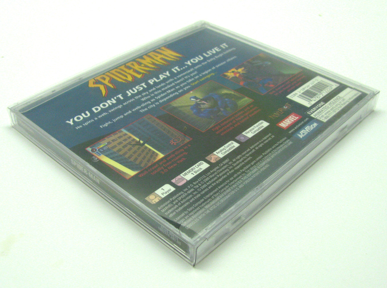 10x SONY PS1 PLAYSTATION ONE CIB CD – CLEAR PROTECTIVE BOX PROTECTOR SLEEVE CASE