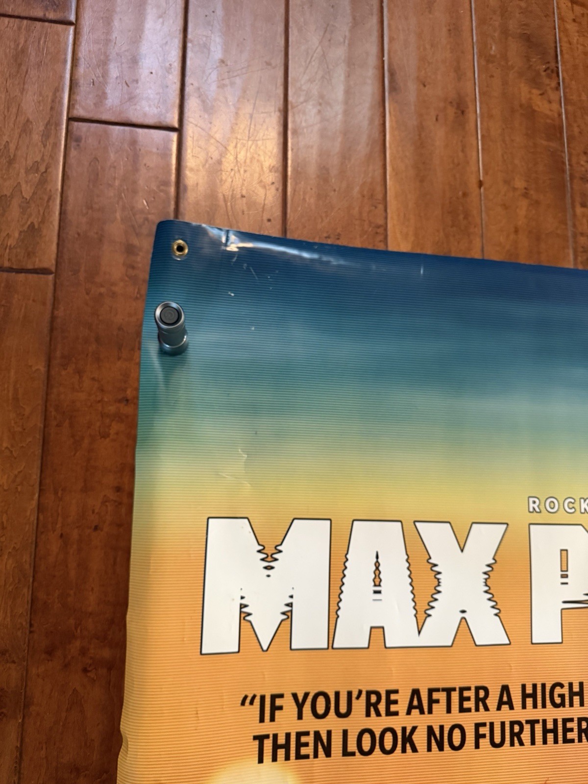 Max Payne 3 Promo Display Vinyl Banner LARGE 36″ X 70″ Store Display Double Side