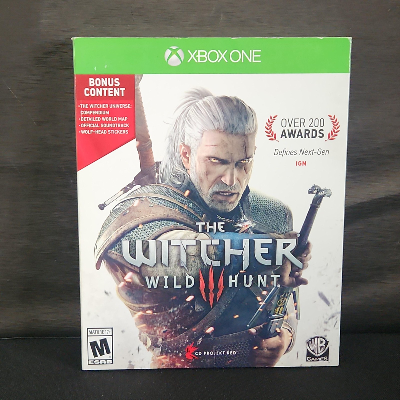The Witcher 3 Wild Hunt Xbox One Bonus Edition Game CIB Complete Manual