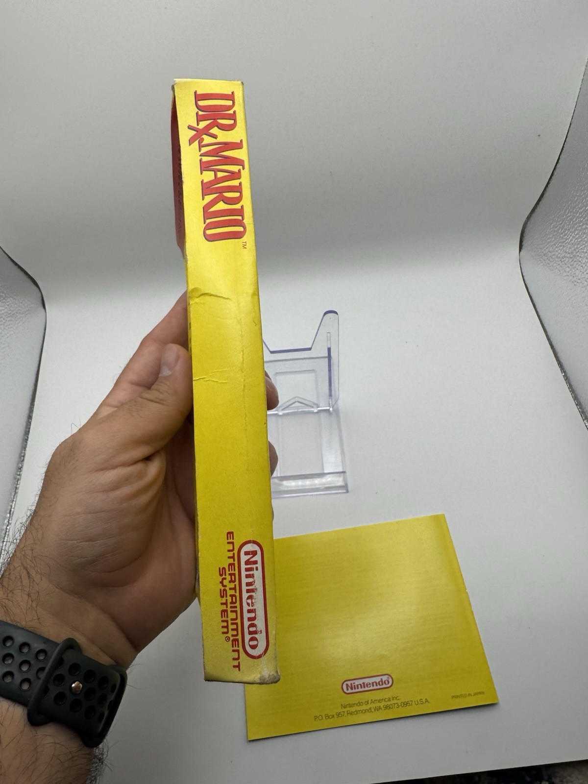 Dr. Mario NES Nintendo BOX & MANUAL ONLY – No Game – See Pics!